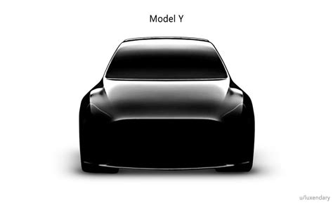Tesla Model Y Teaser Photo Isolated From Background By Over Exposure