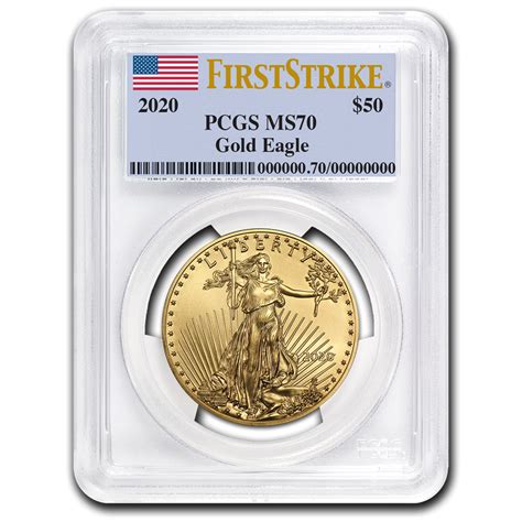 2020 1 Oz Gold American Eagle Ms 70 Pcgs First Strike Coin For Sale