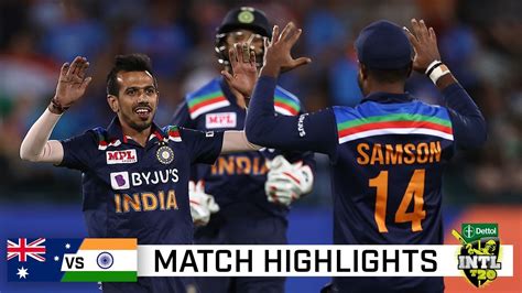 Australia Vs India Watch 1st T20i 2020 Cricket Match Highlights
