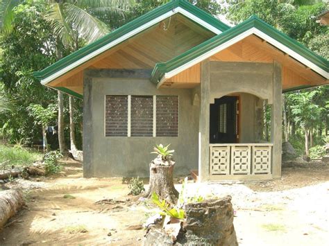 The facade is designed with colorful themes which purposes to protect the resident's. Small Budget House Plans In Philippines | Small house ...