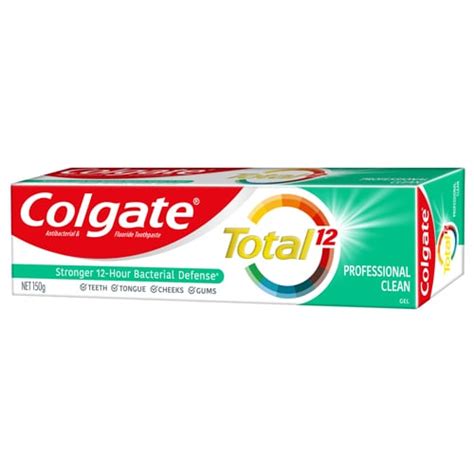Colgate Total 12 Professional Clean Gel Toothpaste Colgate®