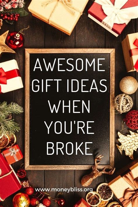 Awesome Gift Ideas When you’re Broke  Money Bliss  Easy diy christmas