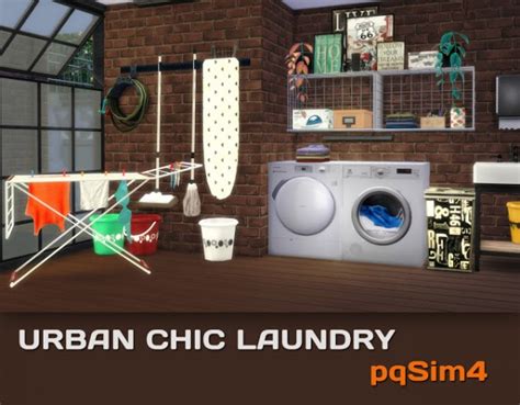 Pqsims4 Urban Chic Laundry Sims 4 Downloads