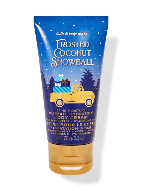 Frosted Coconut Snowball Travel Size Body Cream Bath And Body Works