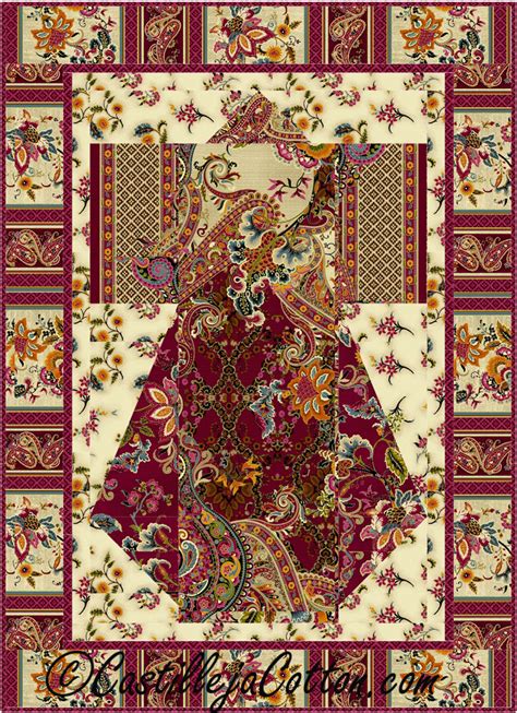 Jewel Kimono Quilt Pattern Cjc 49422 Advanced Beginner Wall Hanging