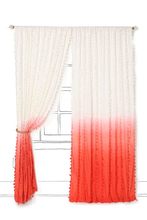 Wavering Ombre Curtain Ombre Curtains Eclectic Curtains Dip Dye