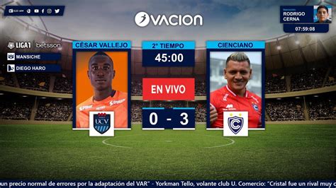 Liga Betsson Clausura F U C Sar Vallejo Vs Cienciano Por Radio