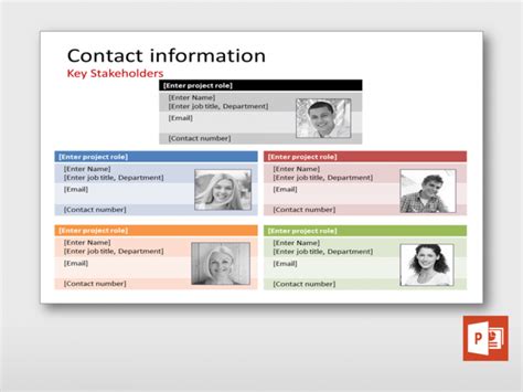 Project Contact Info Key Stakeholders