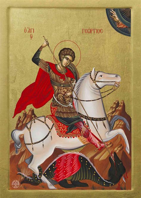 Saint George And The Dragon Icon