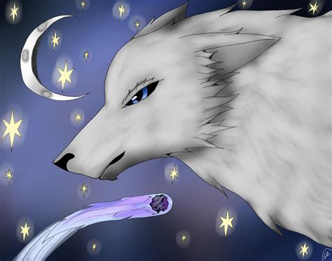 Starlight Night Wolf Speedpaint By Shinkou San On Deviantart