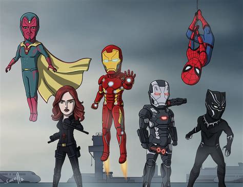 081 Team Iron Man By Barakongitlog Marvel Superheroes Marvel