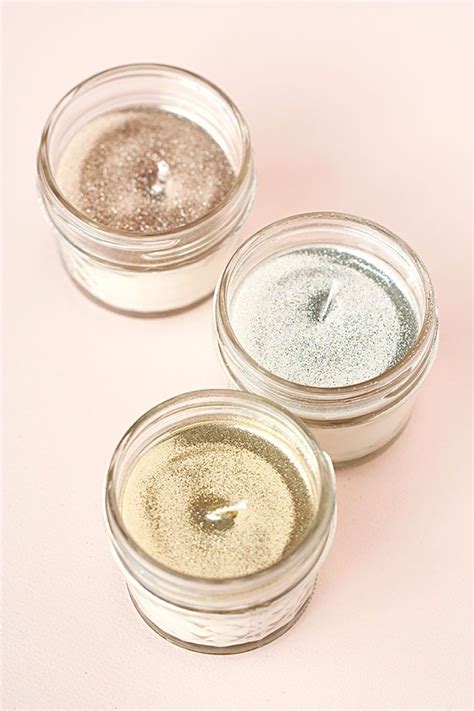 These Diy Glitter Soy Candles Make A Great Diy Valentines Day T