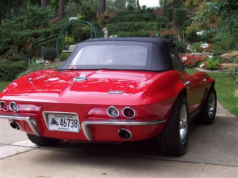 1966 Corvette Convertible With Hardtop Red On Red Classic Chevrolet