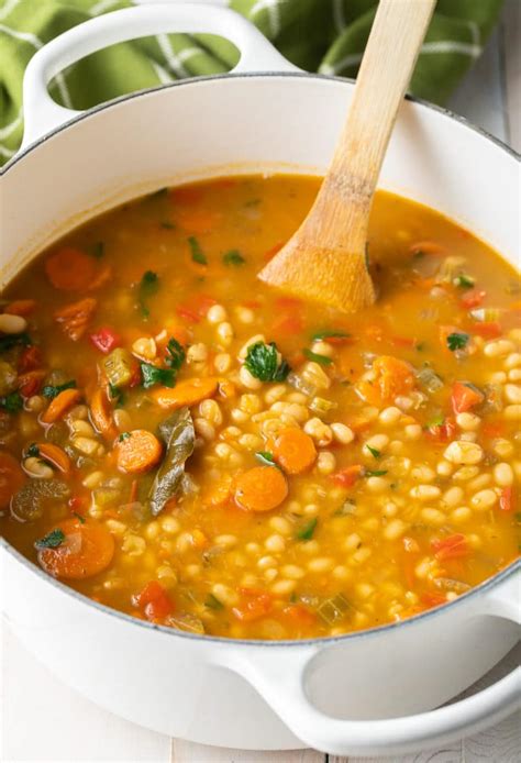 Vegetarian Navy Bean Soup Recipe A Spicy Perspective