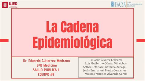 La Cadena Epidemiológica Completa Moisés Francisco Alvarado García