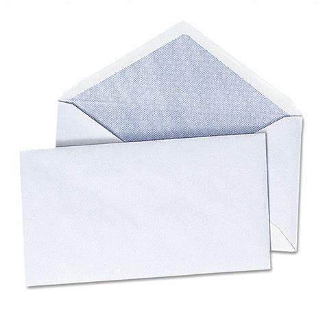 Universal One Business Envelopes Color White Envelope Closure Gummed