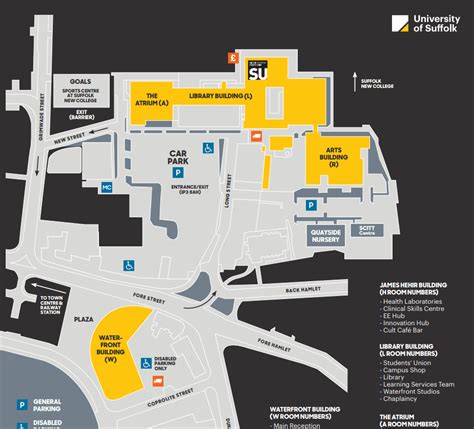 Suffolk University Campus Map Navigating Your Way Around World Map