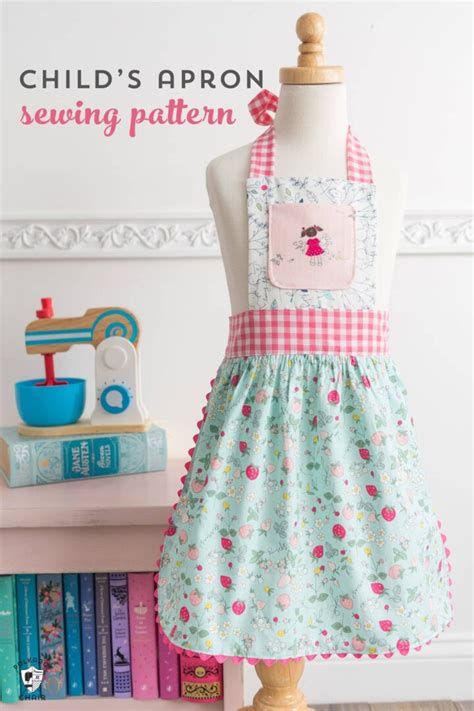 How To Sew Kids Aprons A Free Childs Apron Pattern Polka Dot Chair