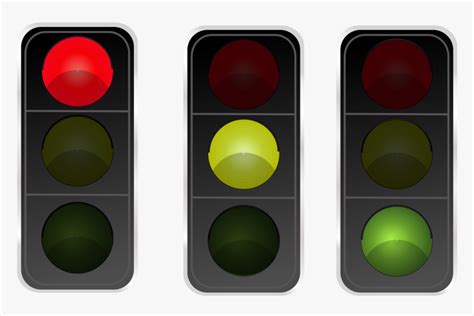 Project Status Report Traffic Light Format Ppt Hd Png Download