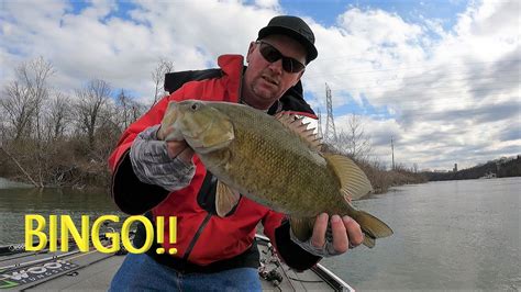 Camping One Spot All Day Cumberland River WINTER Smallmouth Spotted