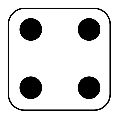 Dice Number 5 Clipart Image 29053