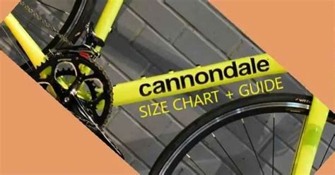 Cannondale Size Chart Synapse Supersix Scalpel Caad Etc