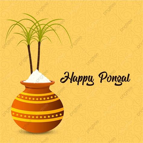 Happy Pongal Festival Background Vector Template Download On Pngtree