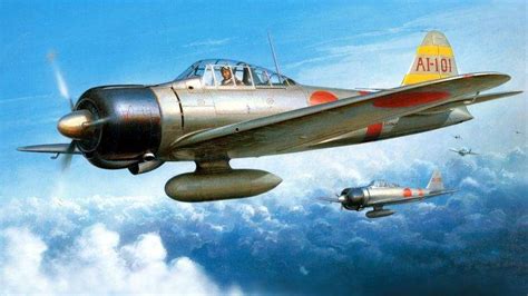Japan World War Ii Zero Mitsubishi Airplane Military