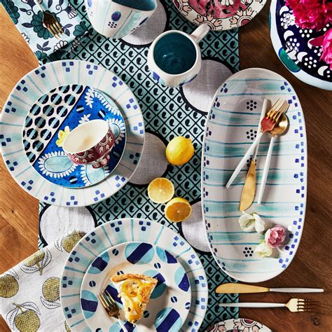 Suno Resurfaces With A Collection Of Patterned Home Goods For Anthropologie
