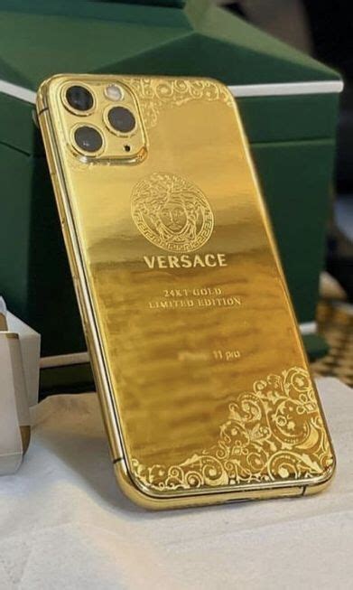 Iphone 11pro Versace Gold Plated Housing Dm Me For Order And Queries