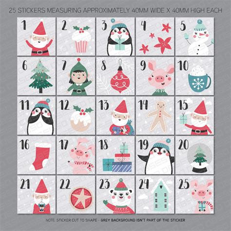 Free Printable Advent Calendar Numbers Printable Word Searches