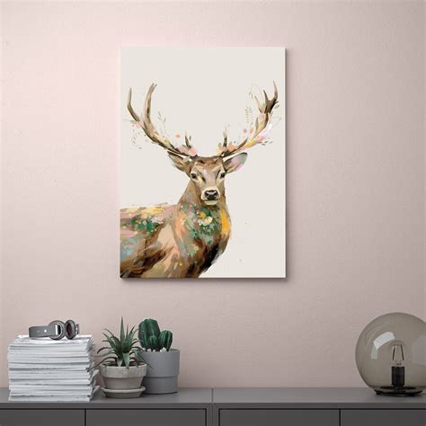 PjÄtteryd Picture Deer In Pastels 50x70 Cm Ikea Ireland