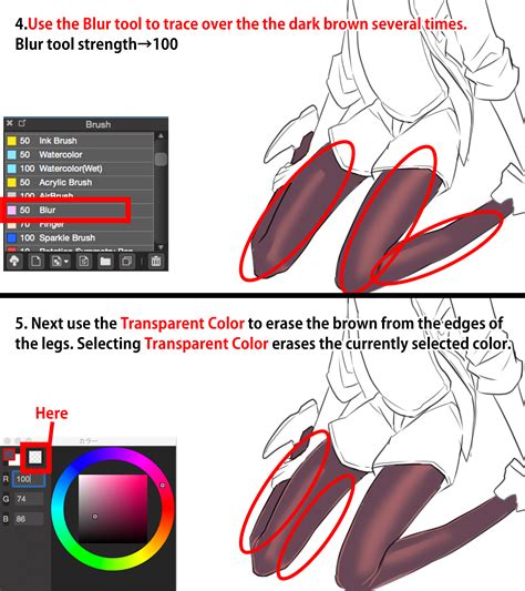 How To Color Tights Medibang Paint The Free Digital Painting And Manga Creation Software