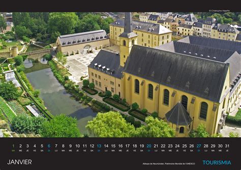 Calendrier Luxembourg Ville 2019