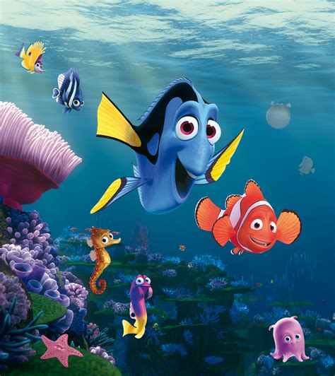 Xxl Photo Wallpaper Mural Disney Finding Nemo Dori Kids