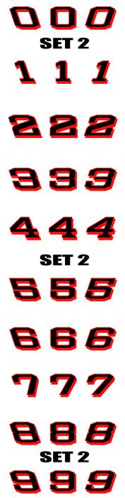 Get your free brochure today. RACE CAR NUMBER VECTOR CLIP ART FOR VINYL SIGN CUTTER ...