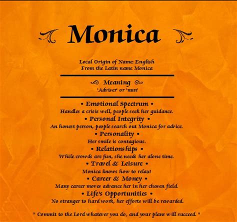 Monica Name Meaning Names With Meaning Meaning Of Your Name Meant To Be
