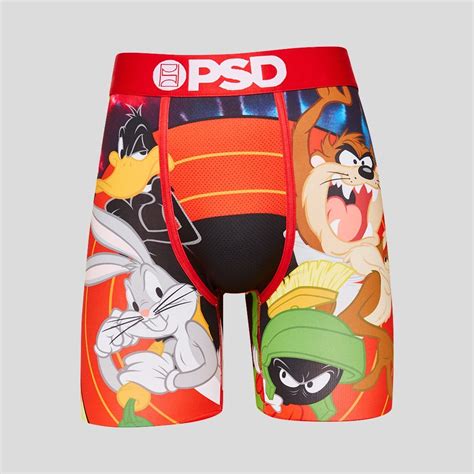 looney tunes squad boxer briefs psd underwear