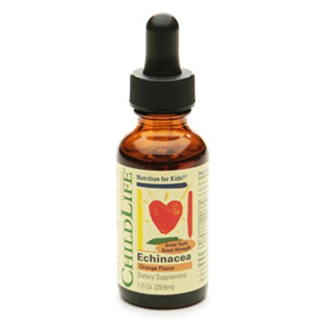 Childlife Echinacea Dietary Supplement Orange Flavor 1 Oz