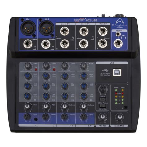 Wharfedale Pro Connect 802 Usb Mixer Nearly New At Gear4music