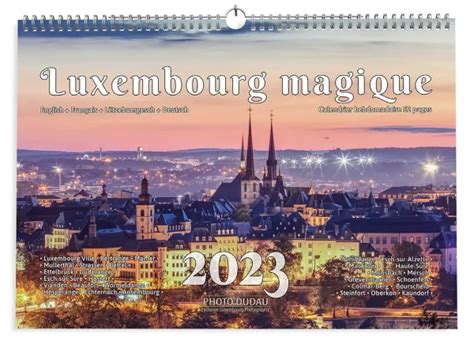 Calendrier Luxembourg Tag Photographer Luxembourg