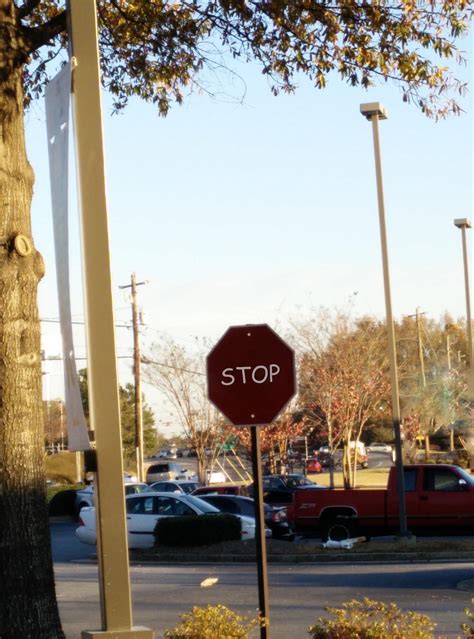 This Stop Sign Has A Different Font Mildlyinteresting