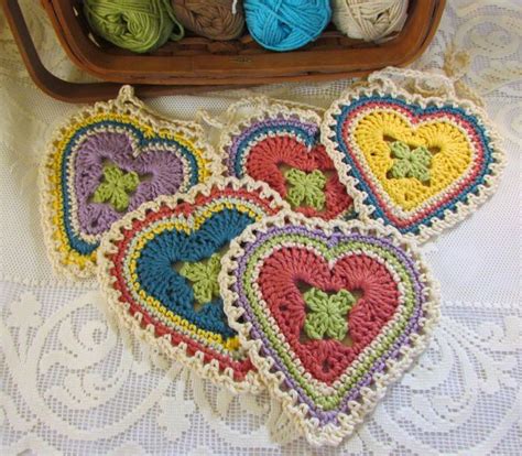 Nancy Drew Designs Granny Sweet Heart Pattern Crochet Heart Pattern