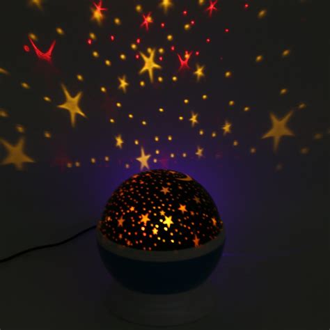 Usb Romantic Star Sky Rotating Projector Night Light With