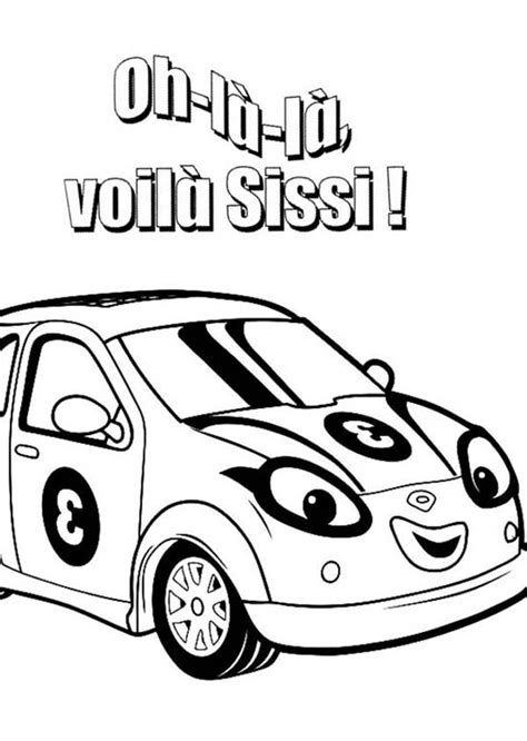 Zizzy Is One Of Roary The Racing Car Bestfriend Coloring Pages Best Place To Color Cars