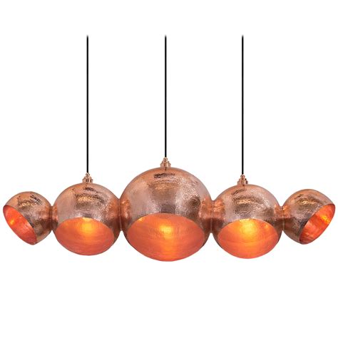 Mid Century Solid Copper Chandelier For Sale At 1stdibs