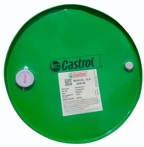 Castrol Manual Gl4 80w 90 Gear Oil Barrel Of 210 Litre At Best Price