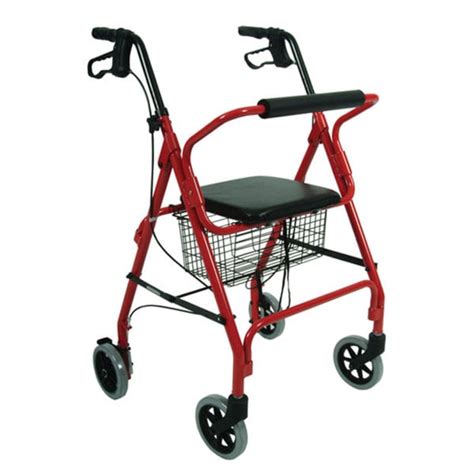 Lightweight Rolling Walker With Seat And Brakes Free Shipping Today