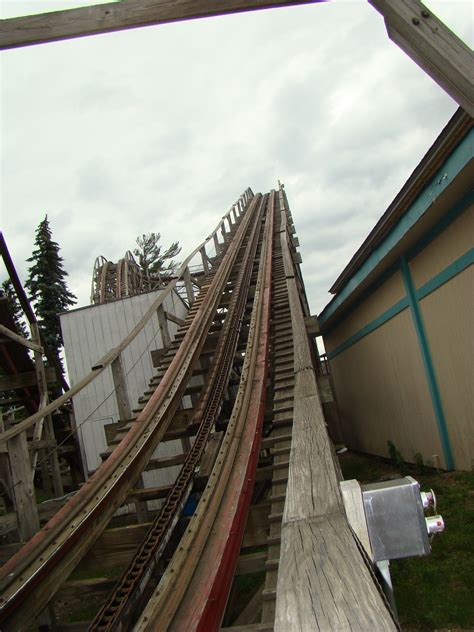 Geauga Lake The Big Dipper Roller Coaster First Hill Again