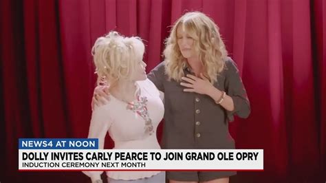 Dolly Parton Invites Carly Pearce To Join Opry Youtube